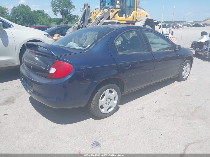 2002 DODGE NEON auction photo 4