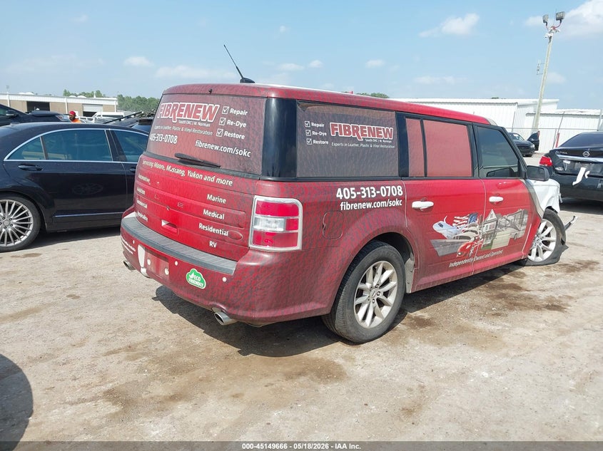 Vin: 2fmgk5b84hba12859, lot: 45647318, ford flex se 20174