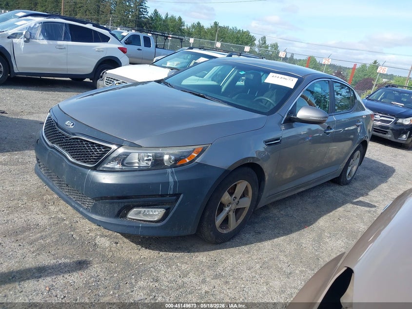 Vin: 5xxgm4a73fg497929, lot: 45647326, kia optima lx 20152