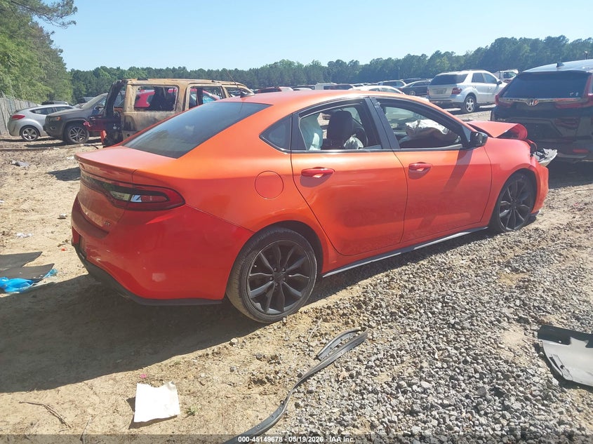 Vin: 1c3cdfeb2gd752403, lot: 45647332, dodge dart gt 20164