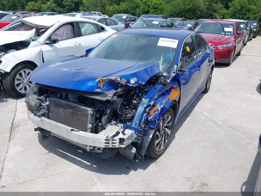 2017 Honda Civic 2.0 Ex Unknown Lot 111045149686 Vin 19XFC2F72HE051701