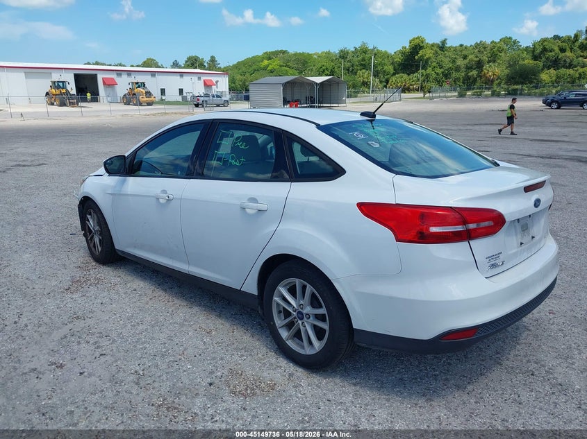 Vin: 1fadp3f26jl252607, lot: 45647389, ford focus se 20183