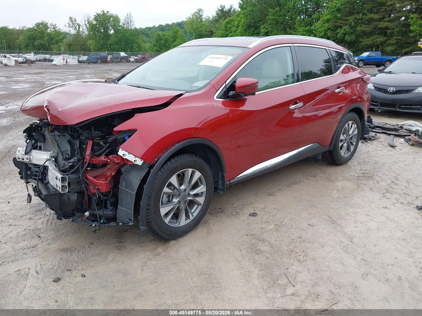 2018 Nissan Murano Sl 5N1AZ2MH1JN151418 photo 1