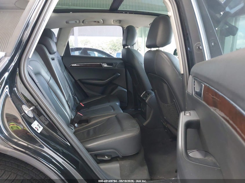 2012 Audi Q5 2.0 2.0T Premium black Lot 111045149794 Vin WA1LFAFP2CA060960