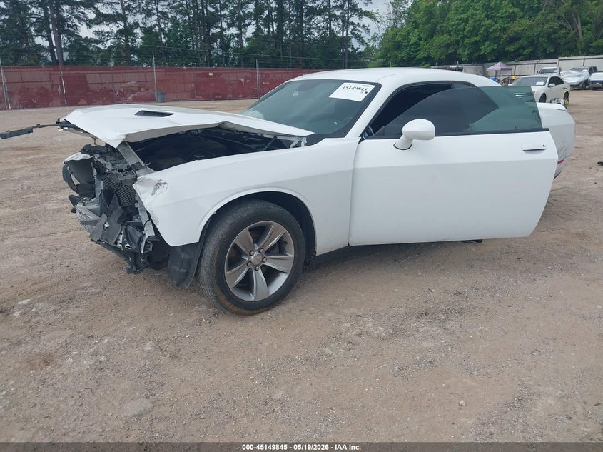 Vin: 2c3cdzag2kh691293, lot: 45647498, dodge challenger sxt 20192
