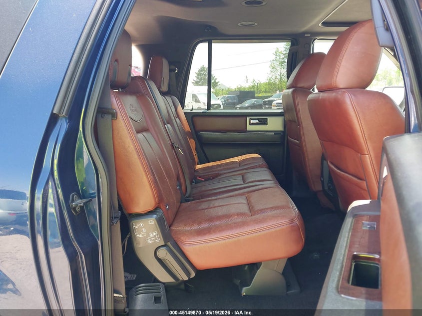 2010 Ford Expedition 5.4 El King Ranch Blue Lot 111045149870 Vin 1FMJK1J52AEB64252