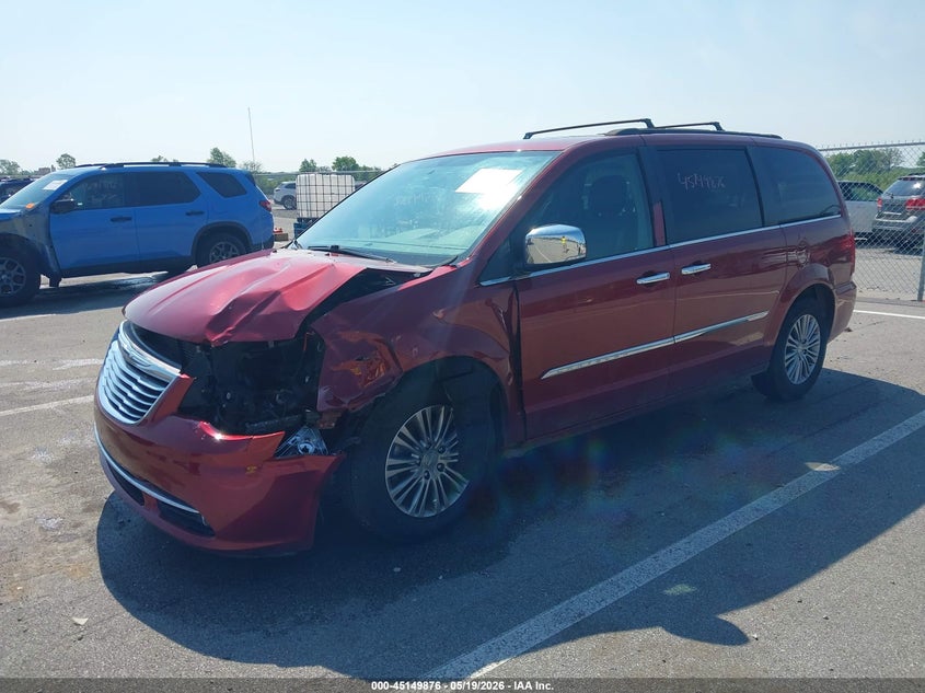 Vin: 2c4rc1cg2er367427, lot: 45647529, chrysler town & country touring-l 20142