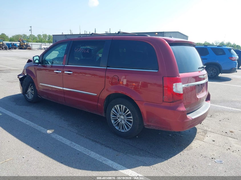 Vin: 2c4rc1cg2er367427, lot: 45647529, chrysler town & country touring-l 20143