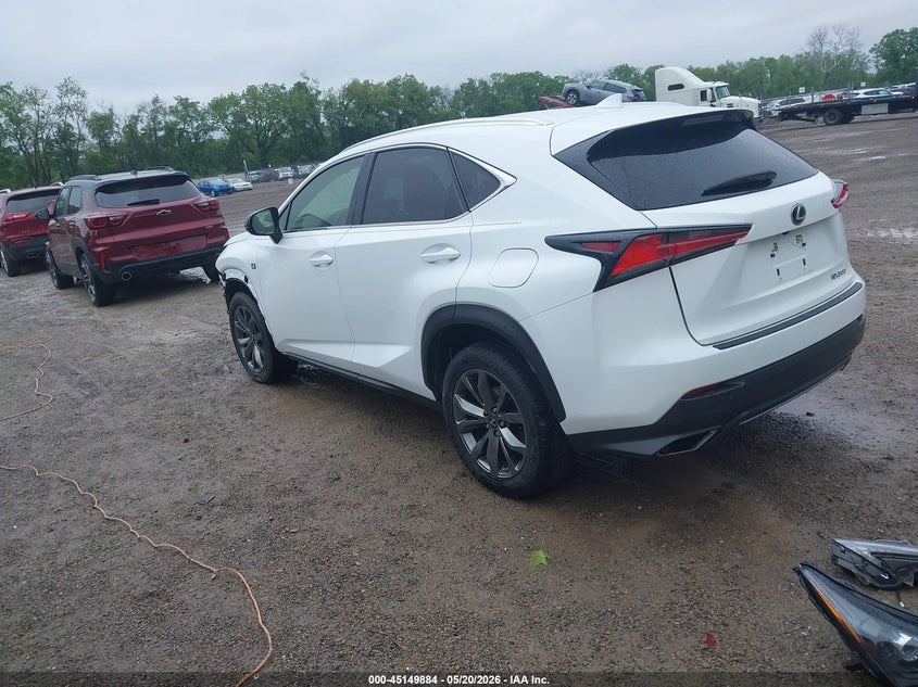Vin: jtjsarbz2m5024232, lot: 45647537, lexus nx 300 f sport 20213