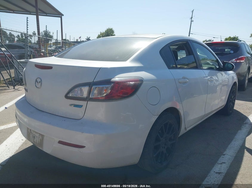 Vin: jm1bl1u71d1704284, lot: 45647539, mazda mazda3 i sport 20134