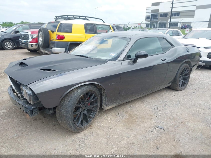 Vin: 2c3cdzbt8nh144075, lot: 45647564, dodge challenger r/t 20222
