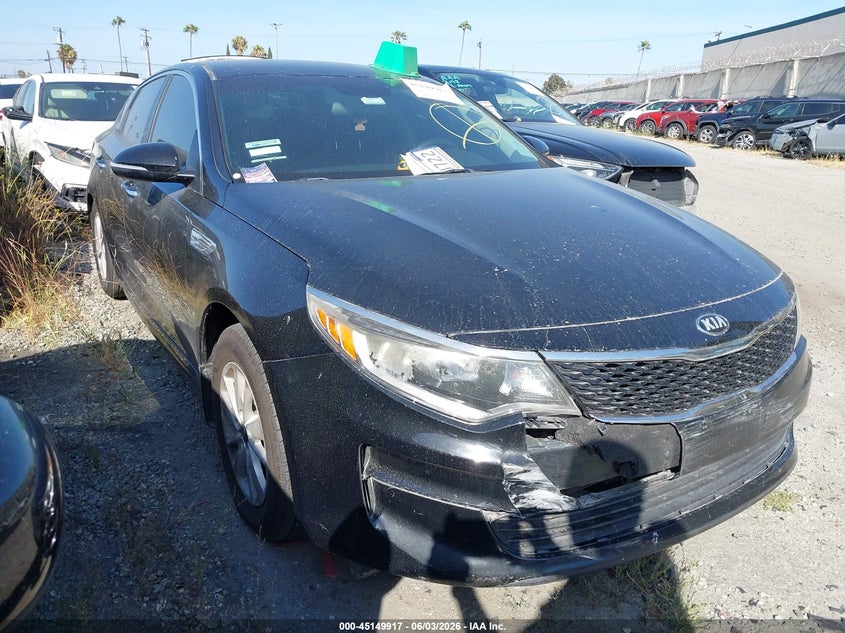Vin: 5xxgt4l39jg178671, lot: 45647571, kia optima lx 2018 img_1