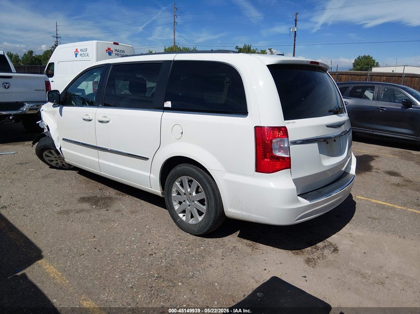 Vin: 2c4rc1bg5dr510886, lot: 45647592, chrysler town & country touring 20133