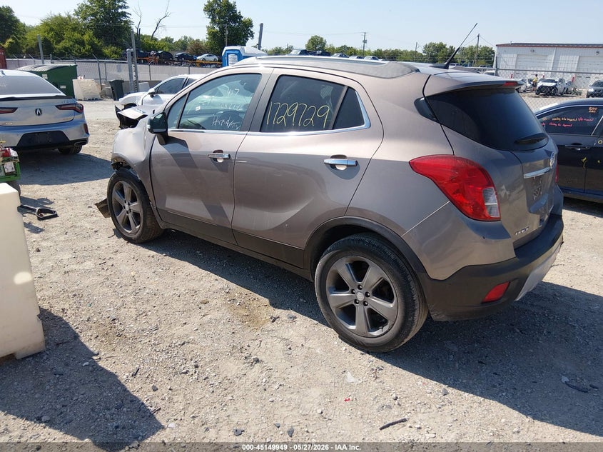Vin: kl4cjbsb8eb717529, lot: 45647602, buick encore convenience 20143