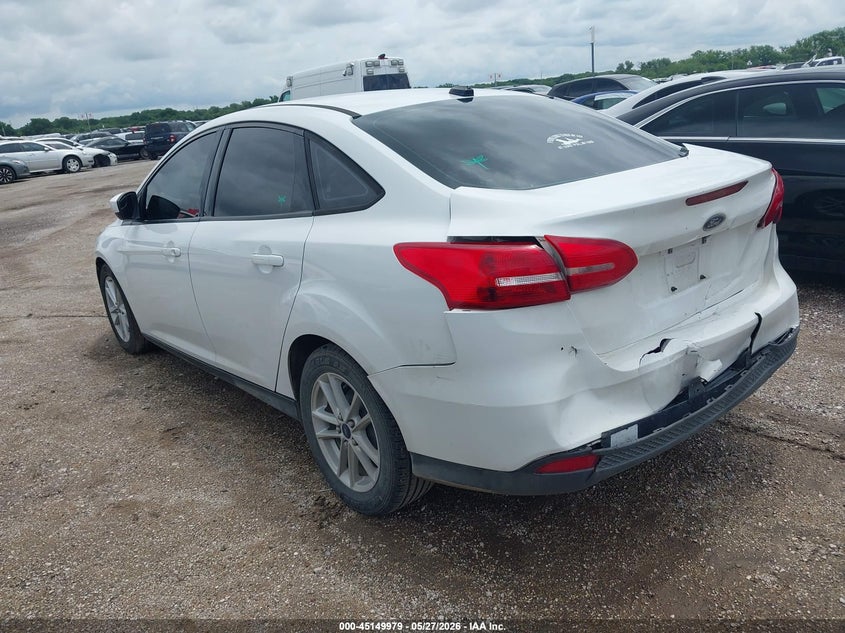 Vin: 1fadp3f22jl231687, lot: 45647632, ford focus se 20183