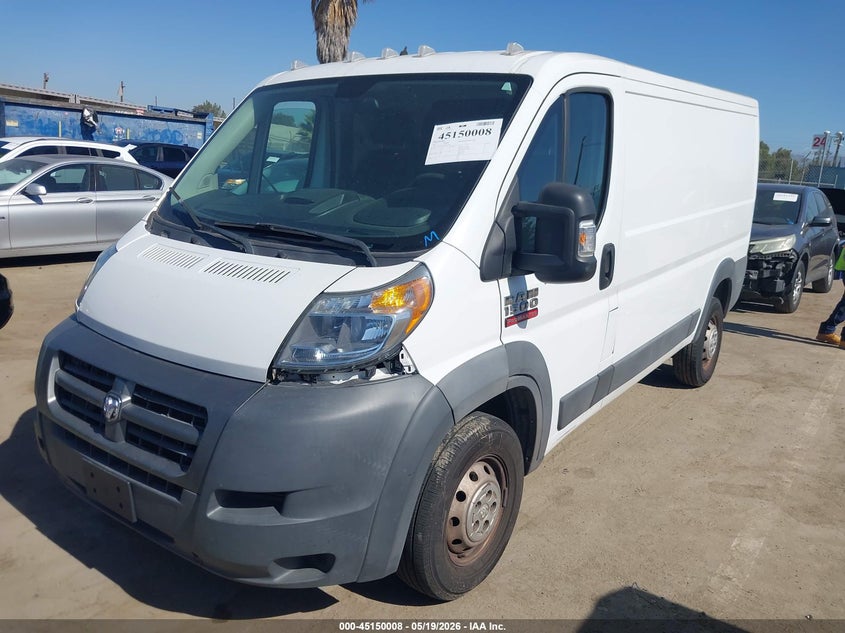 Vin: 3c6trvag4he513645, lot: 45647660, ram promaster 1500 low roof 136 wb 20172