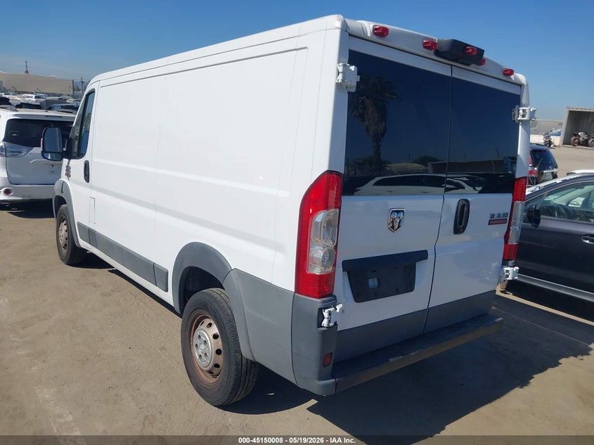 Vin: 3c6trvag4he513645, lot: 45647660, ram promaster 1500 low roof 136 wb 20173