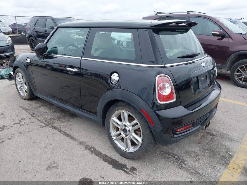 Vin: wmwsv3c53cty17112, lot: 45647670, mini cooper s 20123