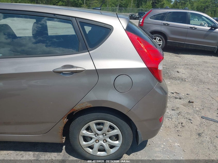 2013 HYUNDAI ACCENT HATCHBACK 1.6L I-4 DI, DOHC, VVT, 138HP