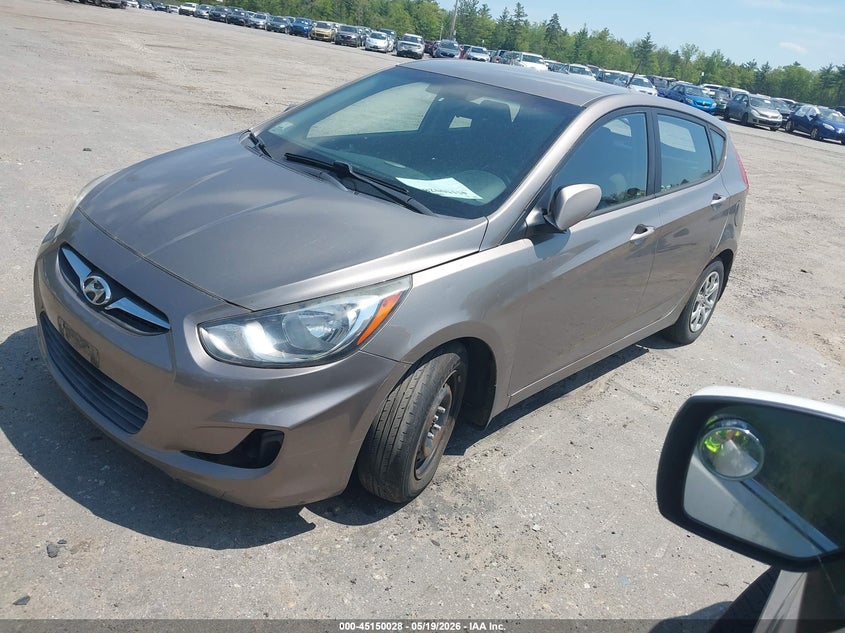 2013 HYUNDAI ACCENT HATCHBACK 1.6L I-4 DI, DOHC, VVT, 138HP