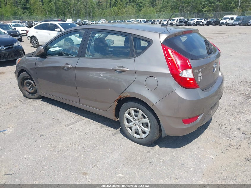 2013 HYUNDAI ACCENT HATCHBACK 1.6L I-4 DI, DOHC, VVT, 138HP