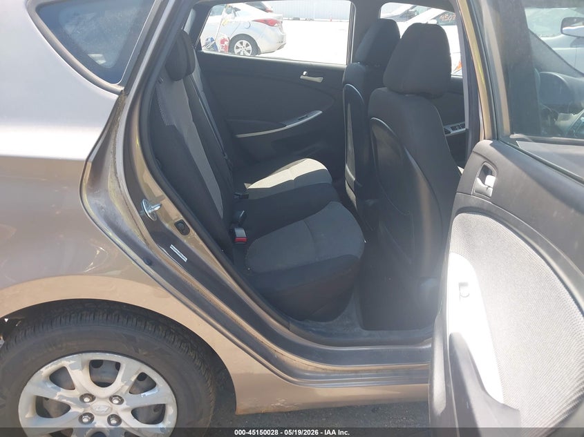 2013 HYUNDAI ACCENT HATCHBACK 1.6L I-4 DI, DOHC, VVT, 138HP