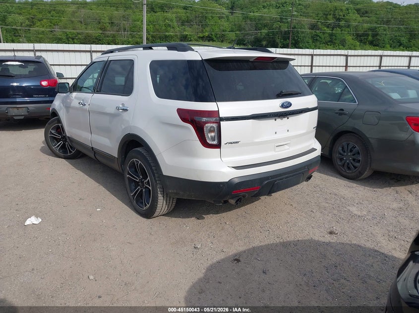 Vin: 1fm5k8gt7ega22800, lot: 45647696, ford explorer sport 20143