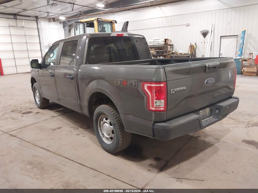 Vin: 1ftew1e85hke26095, lot: 45647789, ford f-150 xl 20173