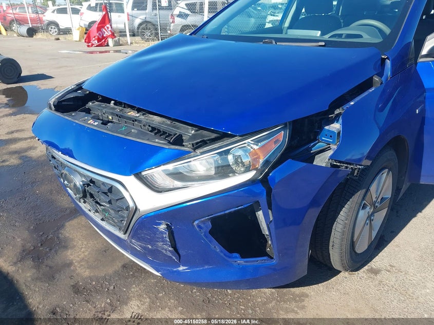 2020 Hyundai Ioniq Hybrid Blue VIN: KMHC65LC1LU228807 Lot: 45150258