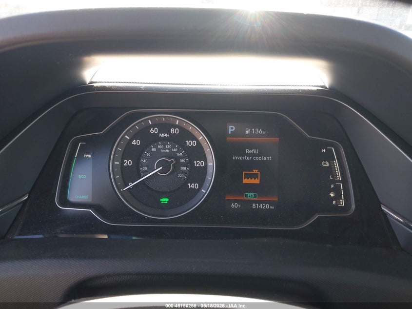 2020 Hyundai Ioniq Hybrid Blue VIN: KMHC65LC1LU228807 Lot: 45150258