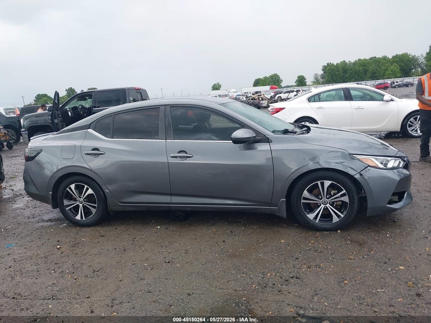 VIN 3N1AB8CV2MY215270 2021 NISSAN SENTRA SV XTRONIC CVT