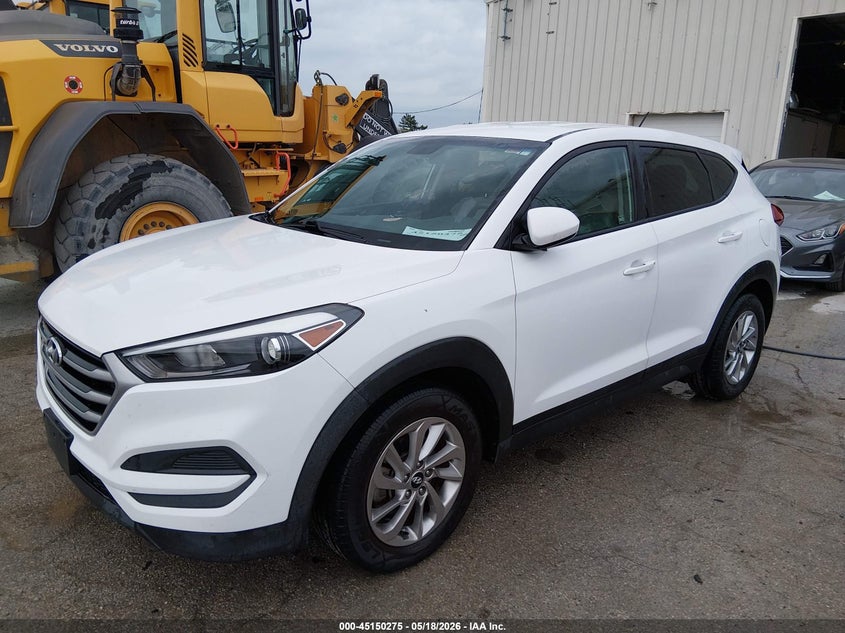Vin: km8j2ca42ju702571, lot: 45647928, hyundai tucson se 20182