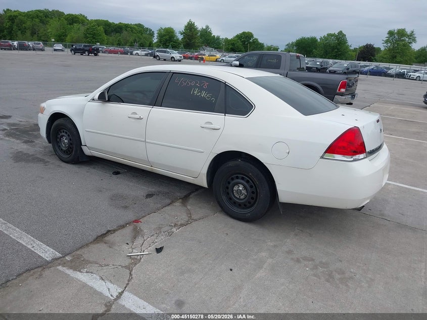 2008 CHEVROLET IMPALA SEDAN 3.9L V-6 VVT, 233HP