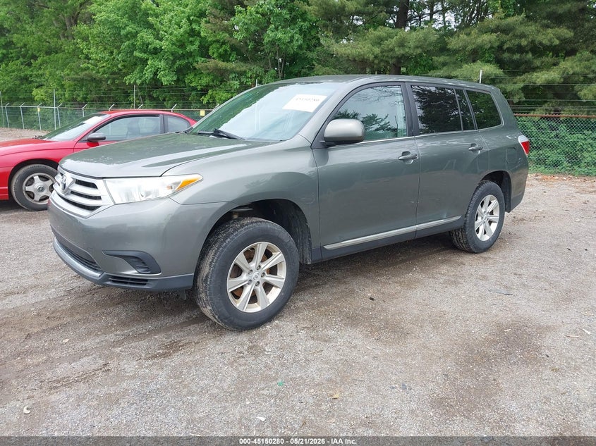 Vin: 5tdza3eh7bs014336, lot: 45647933, toyota highlander 20112