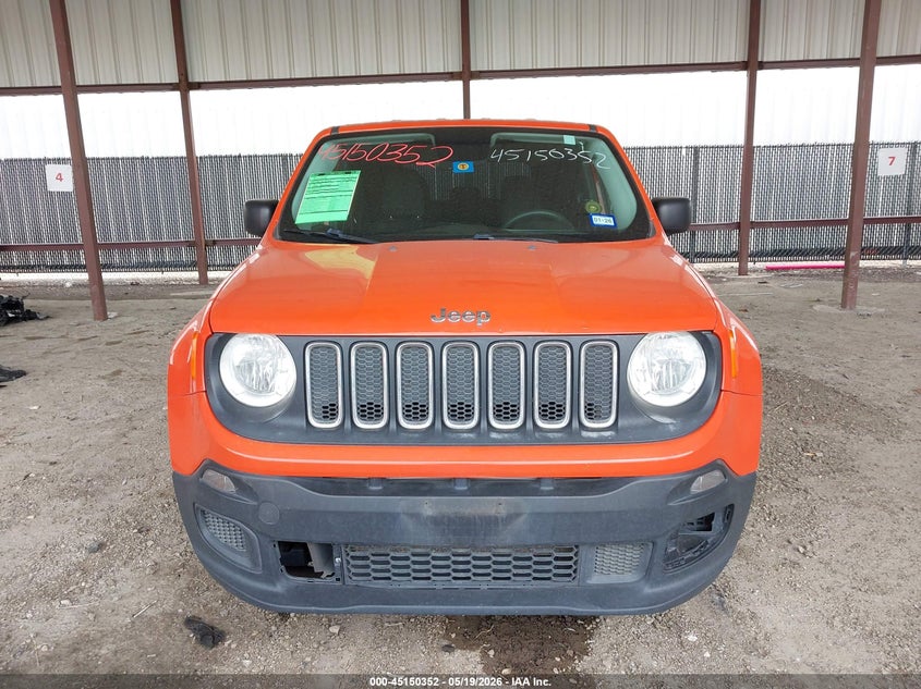 2017 JEEP RENEGADE SPORT UTILITY VEHICLE 2.4L I-4 VVT, 180HP