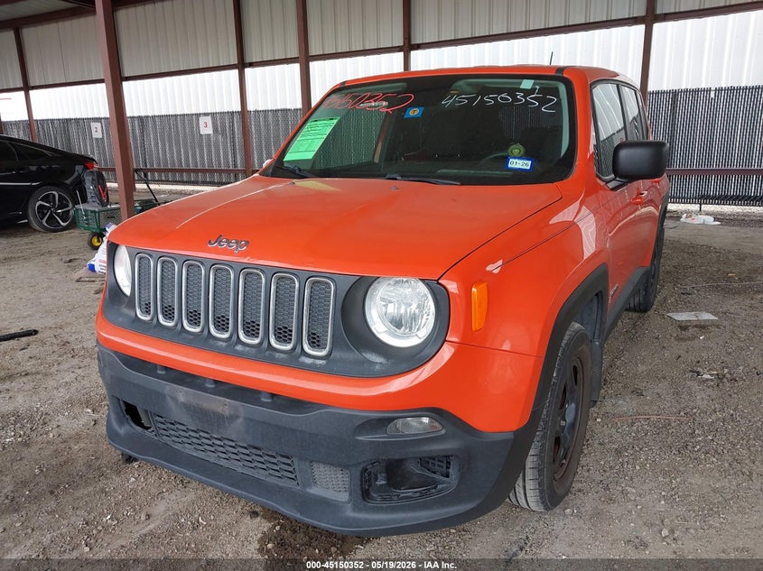 2017 JEEP RENEGADE SPORT UTILITY VEHICLE 2.4L I-4 VVT, 180HP
