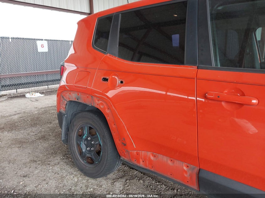 2017 JEEP RENEGADE SPORT UTILITY VEHICLE 2.4L I-4 VVT, 180HP