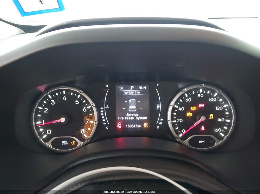 2017 JEEP RENEGADE SPORT UTILITY VEHICLE 2.4L I-4 VVT, 180HP