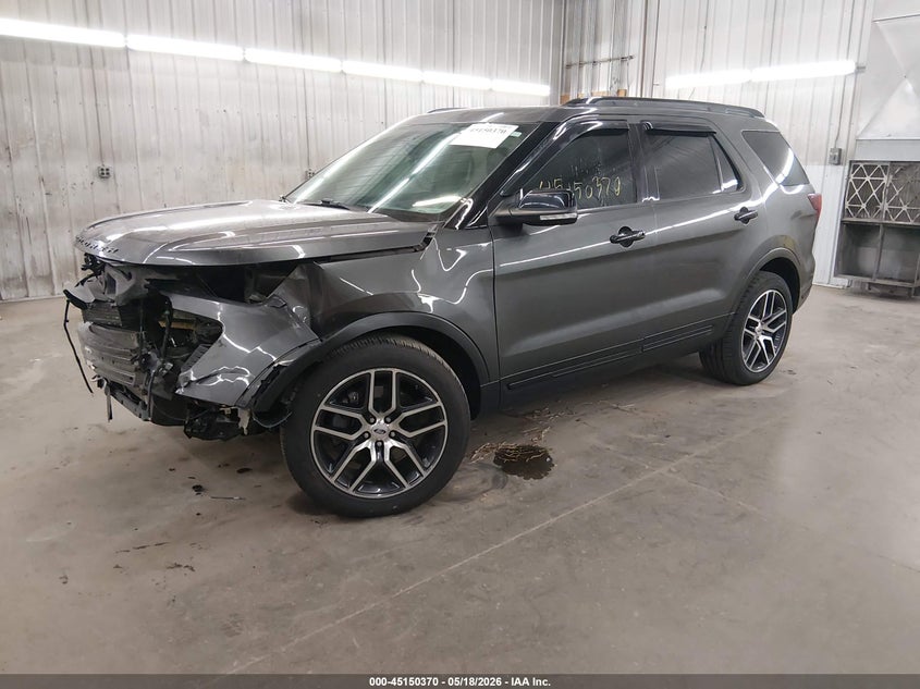 Vin: 1fm5k8gt1kgb42734, lot: 45648023, ford explorer sport 20192