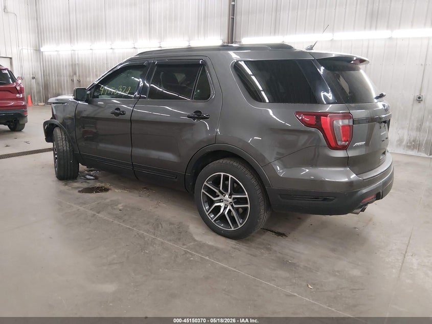 Vin: 1fm5k8gt1kgb42734, lot: 45648023, ford explorer sport 20193