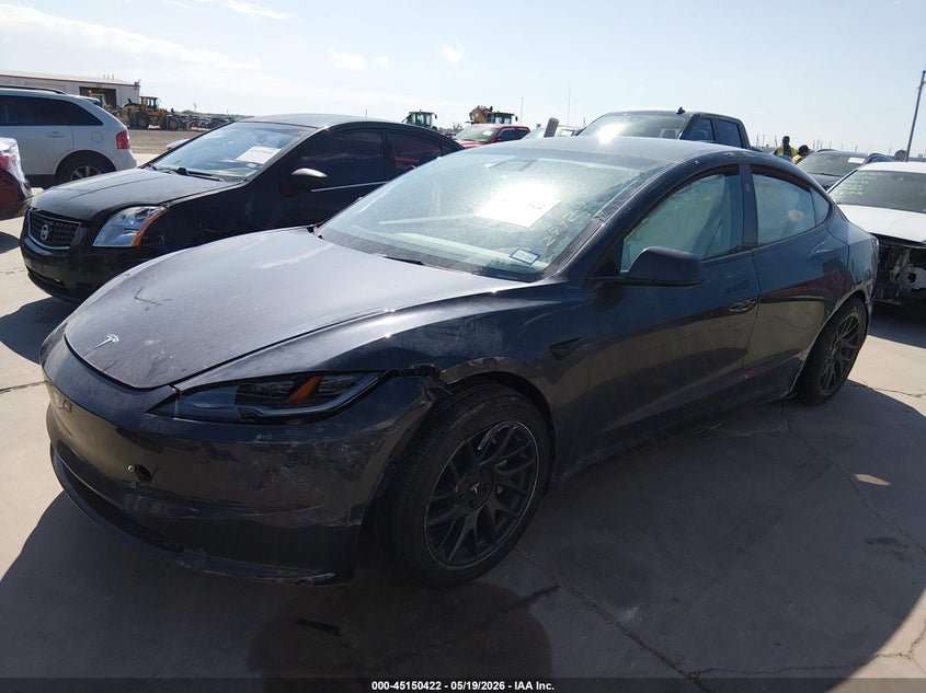 Vin: 5yj3e1eaxsf982792, lot: 45648075, tesla model 3 long range rear-wheel drive/standard rear-wheel drive 20252