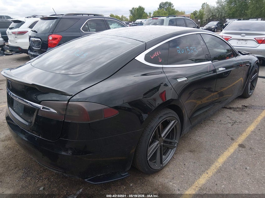 Vin: 5yjsa1e2xjf261323, lot: 45648154, tesla model s 100d/75d/p100d 20184