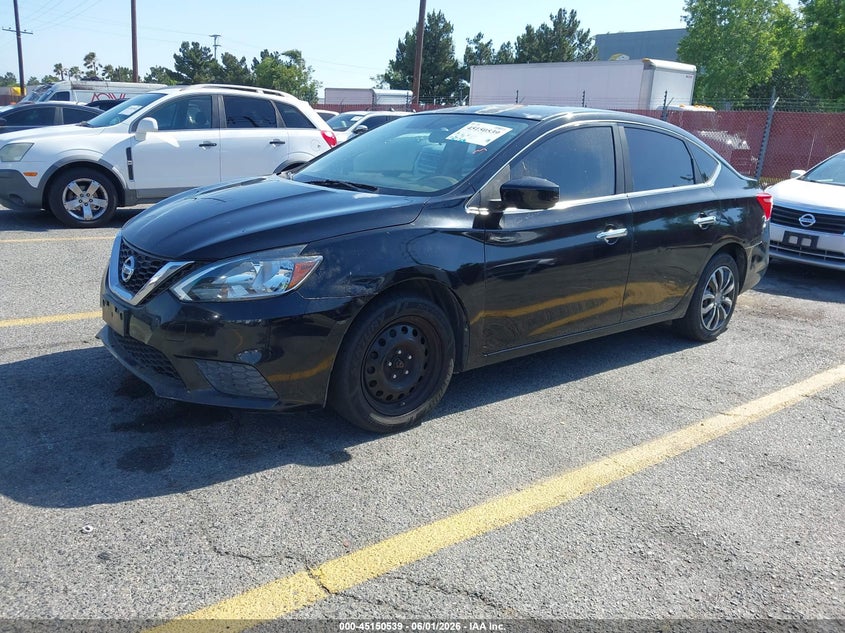 Vin: 3n1ab7ap5gy237296, lot: 45648192, nissan sentra s 20162