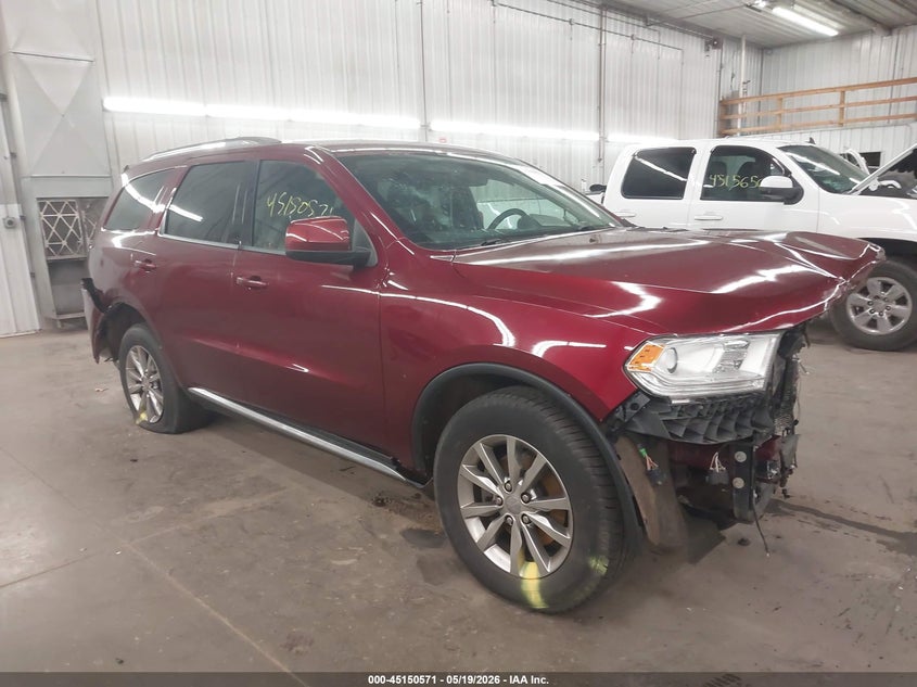 Vin: 1c4rdjag7hc824164, lot: 45648224, dodge durango sxt awd 20171