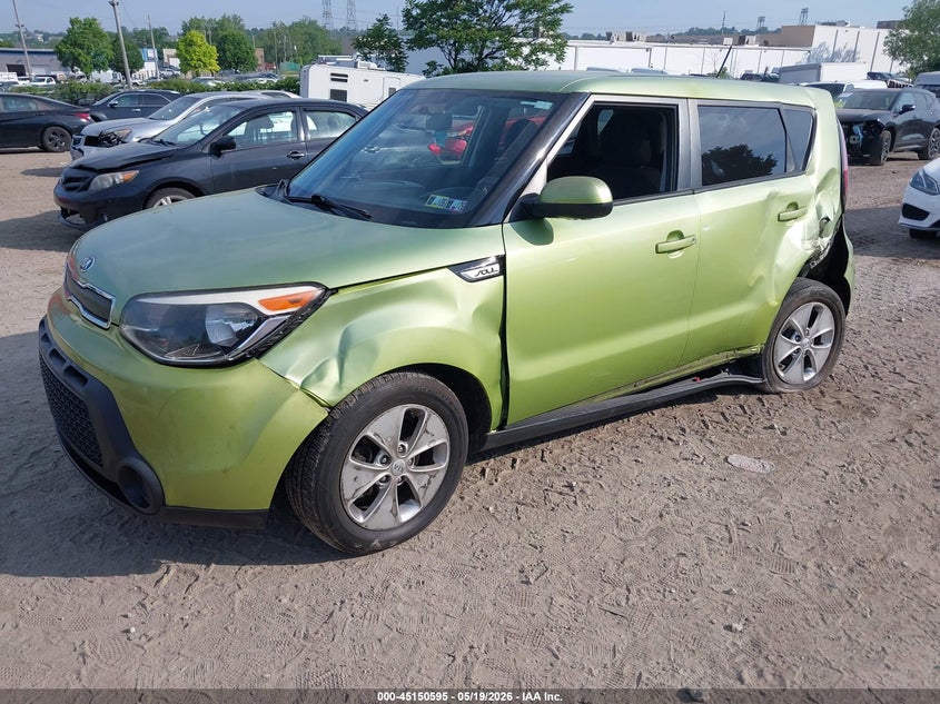 2015 KIA SOUL HATCHBACK 1.6L I-4 DI, DOHC, VVT, 130HP