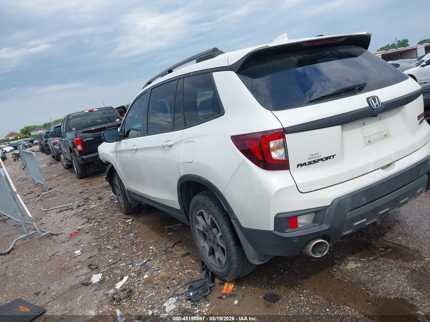 Vin: 5fnyf8h60nb026728, lot: 45648250, honda passport awd trailsport 20223