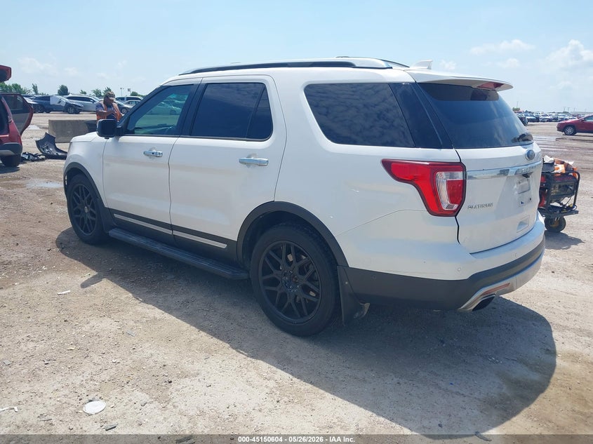 Vin: 1fm5k8ht2hga46702, lot: 45648257, ford explorer platinum 20173