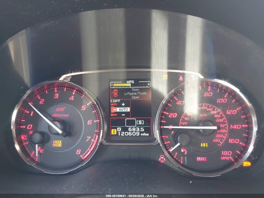 2016 SUBARU WRX STI auction photo 7