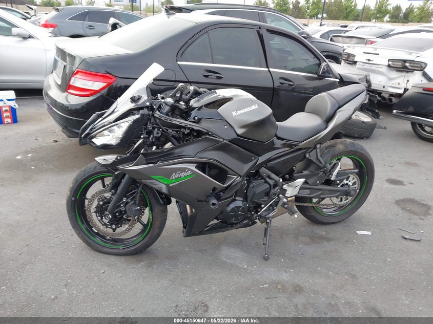 2024 Kawasaki Ex650 R VIN: ML5EXER16RDAD4551 Lot: 45150647