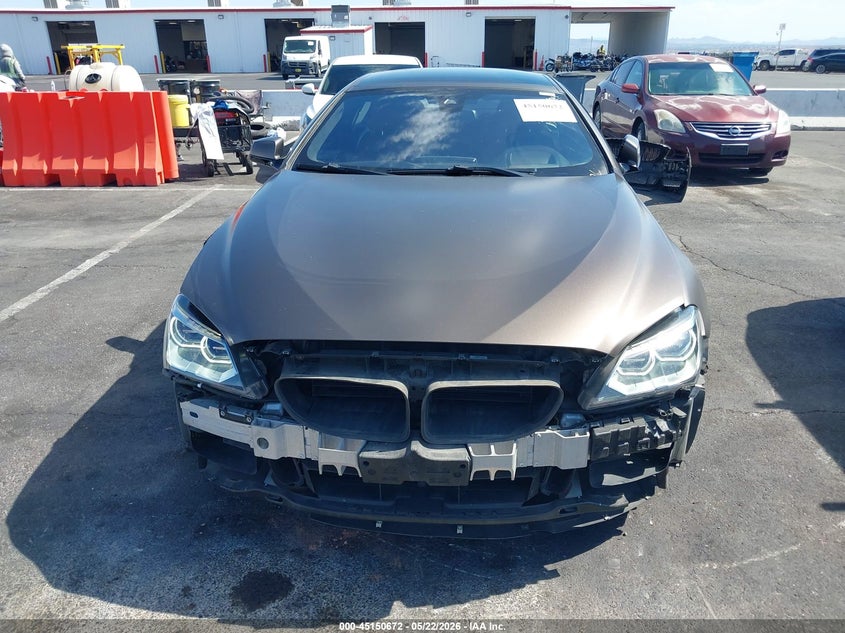 2015 BMW 650I Gran Coupe VIN: WBA6B2C54FGB99027 Lot: 45150672